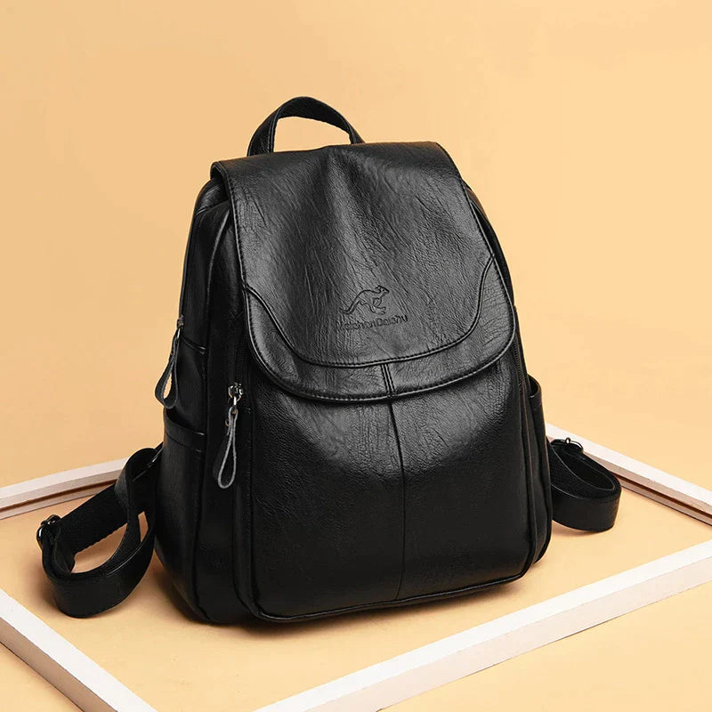Mochila de Couro Feminina Exclusive