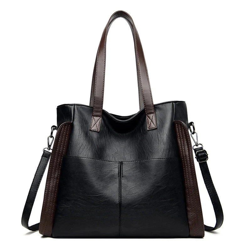 Bolsa de Couro Feminina Grande Clássica